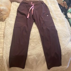 Dark Fig YOLA FREE X High waisted-Petite SkinnyScrub pants 2.0-xxs- petite-
